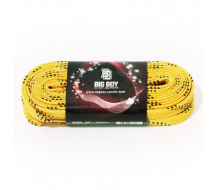 Шнурки для коньков "BIG BOY Comfort Line с пропиткой", 274см, жёлтый